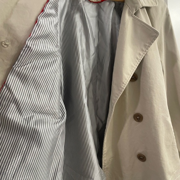 Riley & Rae Beige Double-Breasted Trench Coat - Picture 4 of 10